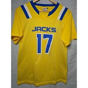 SDSU South Dakota State Jacks Synergy #17 Jersey Shirt, Sz Med, Yellow/Blue